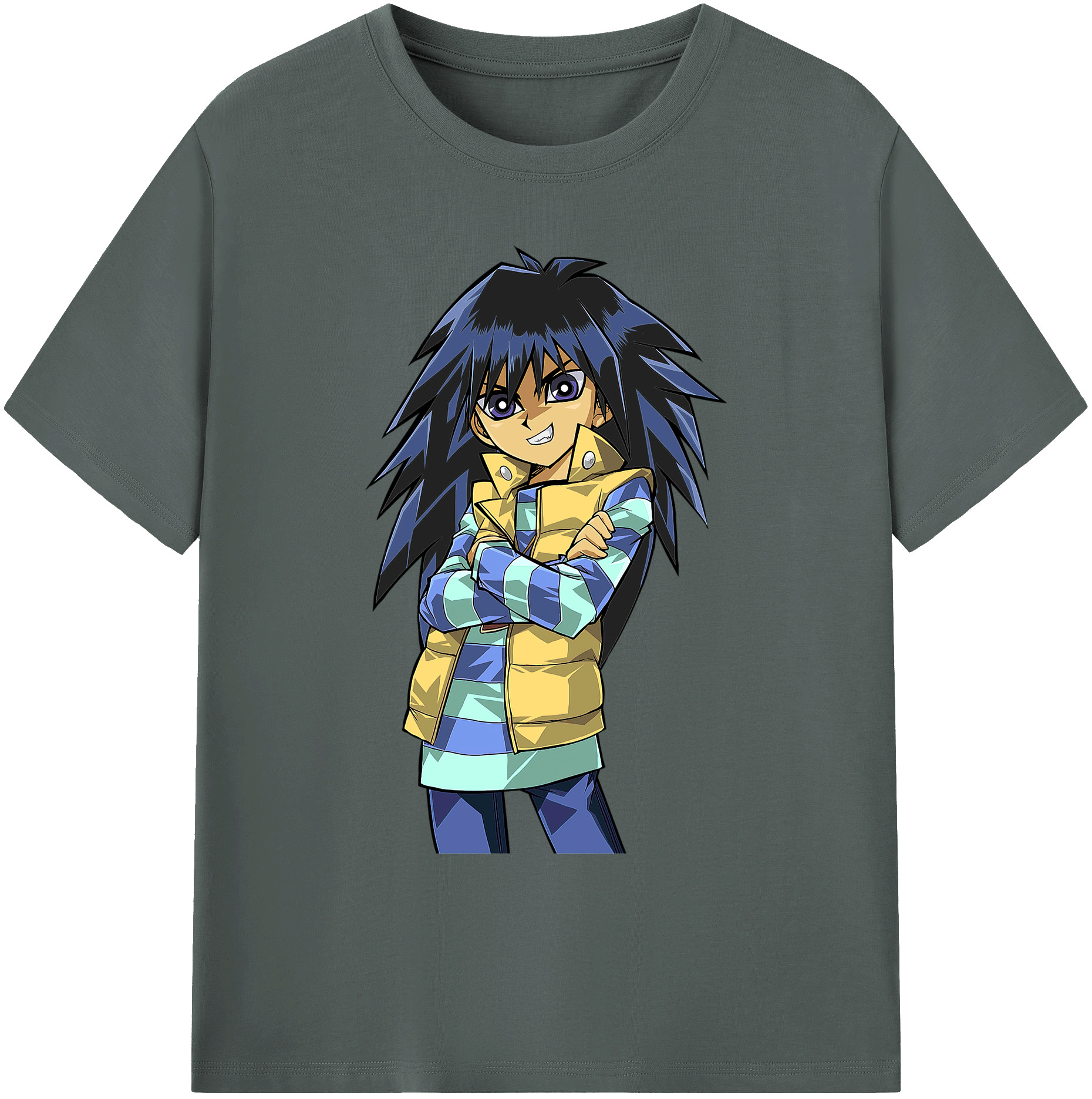 （画像用） 遊☆戯☆王 Yu-Gi-Oh! 綿100％ メンズ半袖Tシャツ｜肌触りやわらか＆通気性